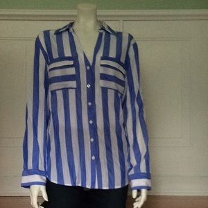 New York & Co. Soft roll tab Long Sleeved Shirt